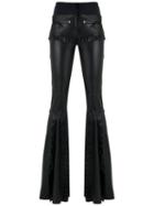 Andrea Bogosian - Wide Leg Trousers - Women - Leather - M, Black, Leather