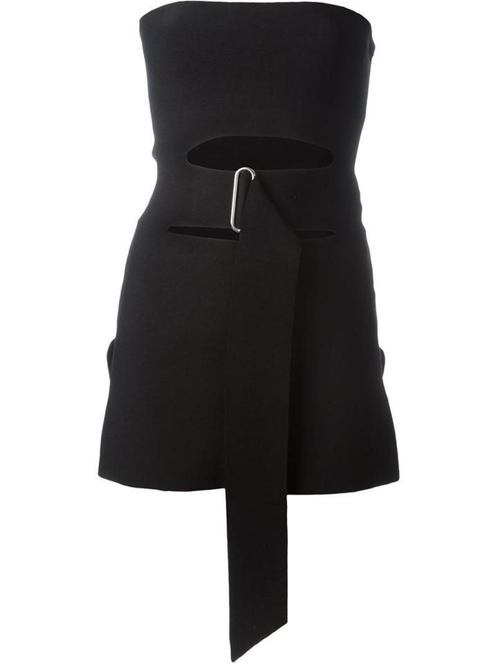 Alexander Wang Reversible Strapless Top With Belt Detail