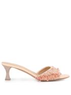 Tabitha Simmons Beaded Mules - Pink