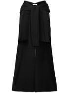 Chloé Asymmetric Belted Skirt - Black