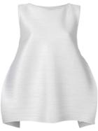 Pleats Please By Issey Miyake Micropleated Flared Vest - Grey