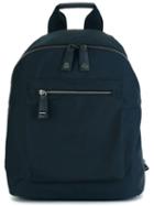 Borbonese Front Pocket Backpack, Blue, Nylon