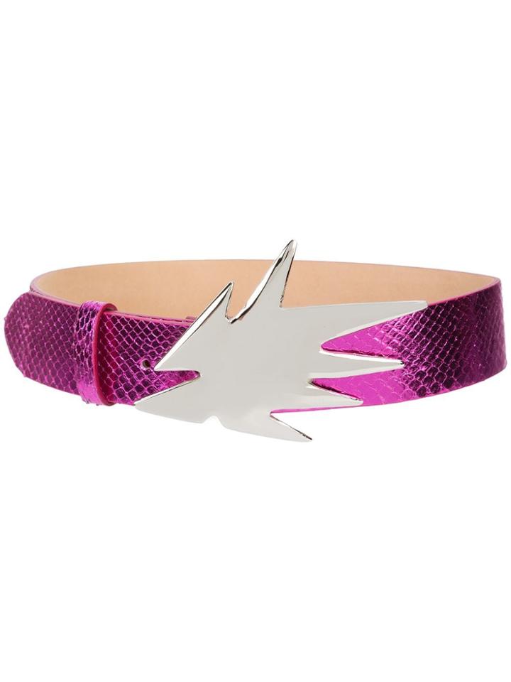Dilara Findikoglu Shock Buckle Belt - Pink