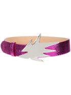 Dilara Findikoglu Shock Buckle Belt - Pink