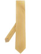 Salvatore Ferragamo Moon And Stars Print Tie - Yellow