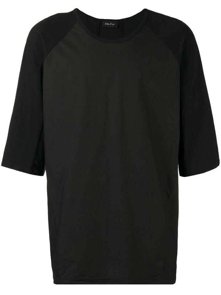 Andrea Ya'aqov - Round Neck T-shirt - Men - Cotton - L, Black, Cotton