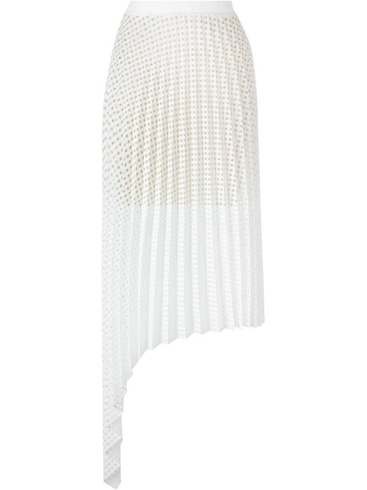 Aviù Asymmetric Pleated Skirt