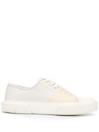 Both Stitching Detail Sneakers - White