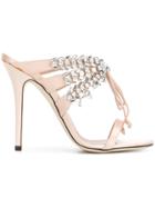Giuseppe Zanotti Design Madelyn Embellished Mule Sandals - Nude &