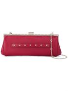 Red Valentino - Stars Studded Clutch - Women - Calf Leather - One Size, Calf Leather