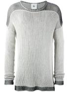 Lost & Found Rooms Crew Neck Jumper, Men's, Size: Medium, Nude/neutrals, Cotton