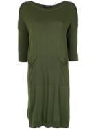 Gloria Coelho Knitted Midi Dress - Green