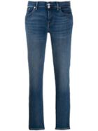7 For All Mankind Slim Faded Jeans - Blue