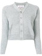 Comme Des Garçons Girl Cropped Fitted Cardigan - Grey