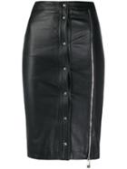 John Richmond Dombi Zipped Skirt - Black