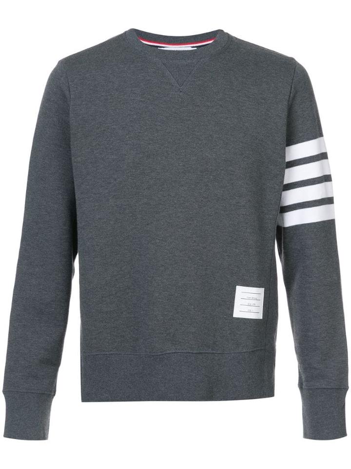 Thom Browne Engineered 4-bar Jersey Sweatshirt - Grey