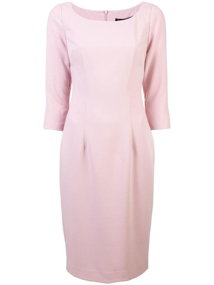 Black Halo Midi Shift Dress - Pink
