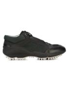 Lanvin Running Sneakers, Men's, Size: 5, Black, Calf Leather/nylon/rubber