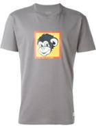 Paul Smith Jeans Monkey Print T-shirt, Men's, Size: Xs, Grey, Cotton