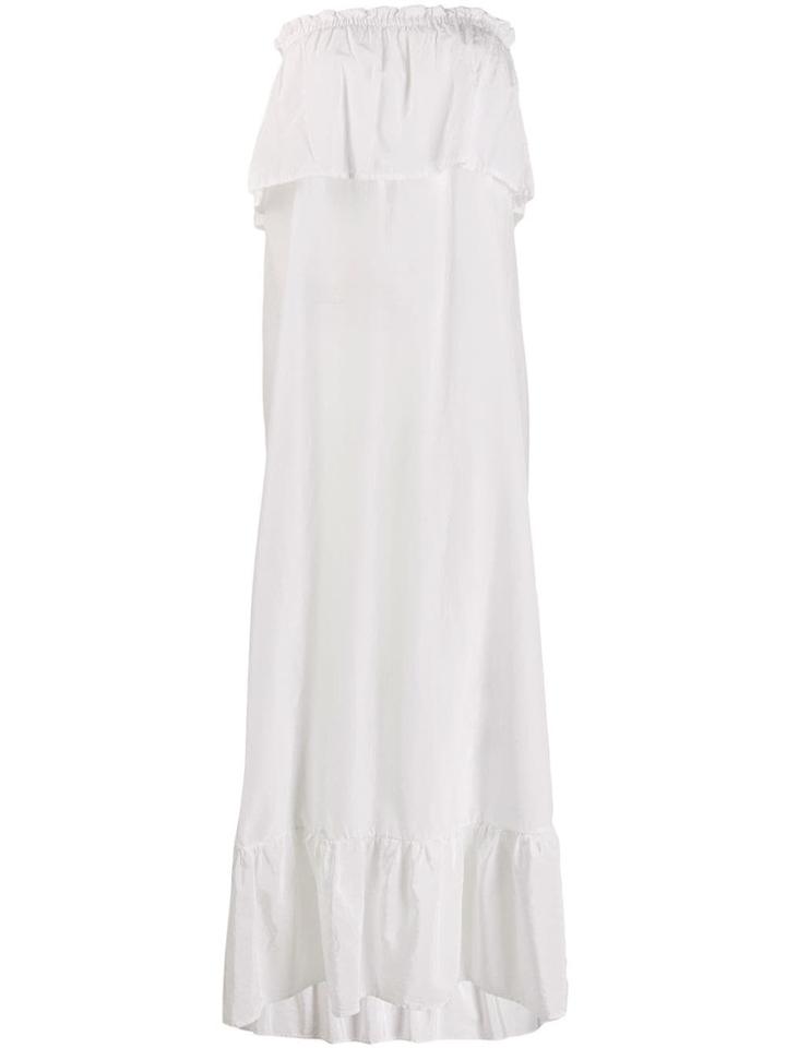 Fisico Strapless Maxi Dress - White