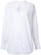 Christopher Esber - 'oversized Link' Shirt - Women - Cotton - 8, White, Cotton