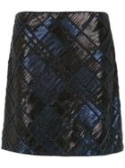 Tufi Duek Embroidered Skirt - Blue