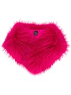 Mr & Mrs Italy Racoon Fur Shawl - Pink