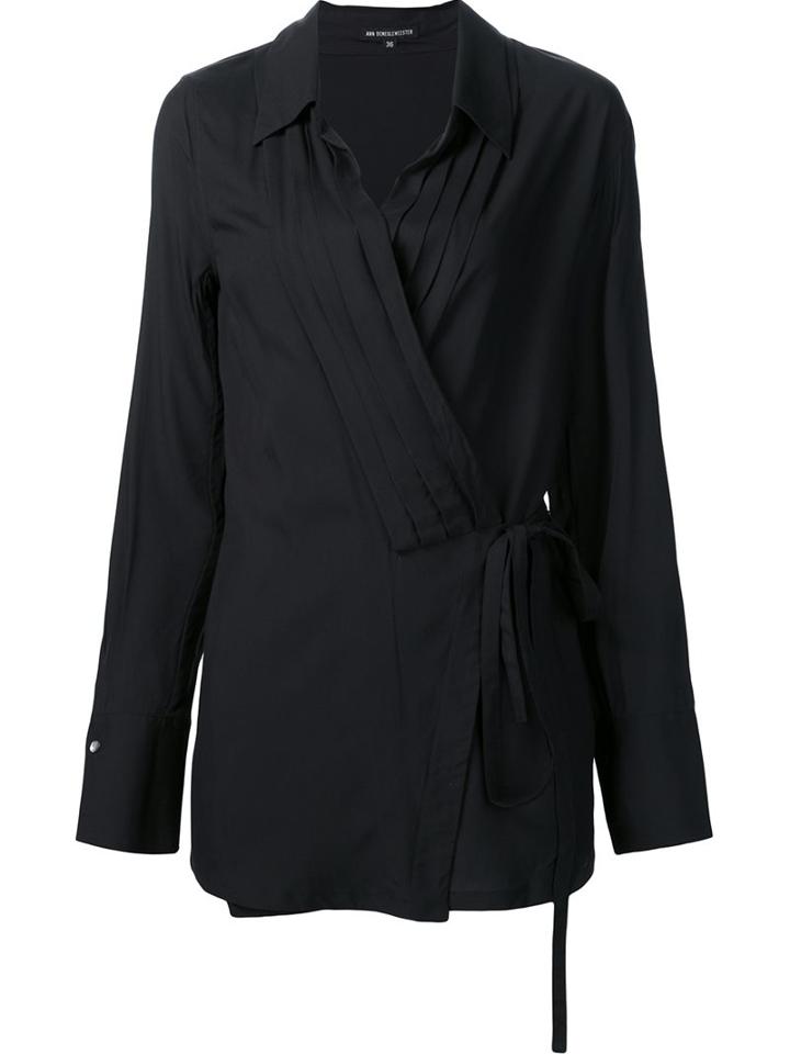Ann Demeulemeester Wrap Blouse
