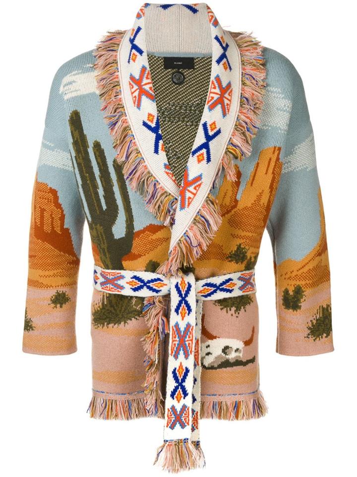 Alanui Canyon Sunrise Cardigan - Blue