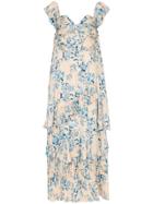Johanna Ortiz Drapes Of Solitude Maxi-dress - Neutrals