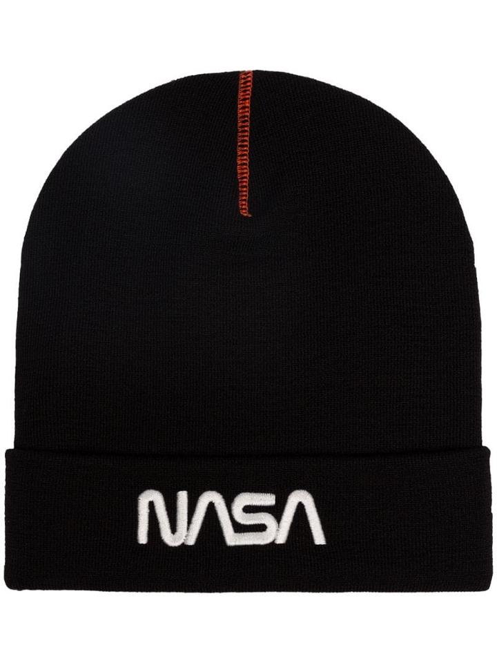 Heron Preston Nasa Beanie Hat - Black