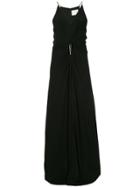 Dion Lee Gathered Waist Long Dress - Black