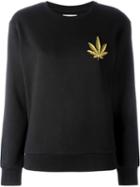 Palm Angels Embellished Sweatshirt, Women's, Size: Medium, Black, Cotton