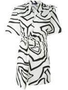 Emilio Pucci - Knotted Print Dress - Women - Cotton - 40, White, Cotton