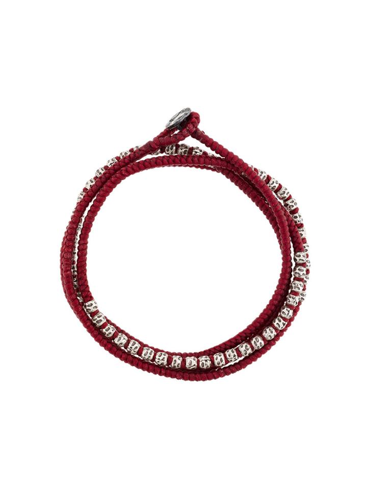M. Cohen Beaded Bracelet - Red