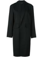 Alexander Wang Shawl Collar Coat, Women's, Size: Medium, Black, Spandex/elastane/virgin Wool
