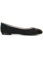 Anna Baiguera Panelled Ballerina Shoes - Grey