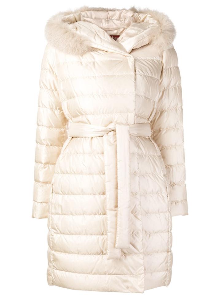 Max Mara Studio Twill Quilted Jacket - Neutrals