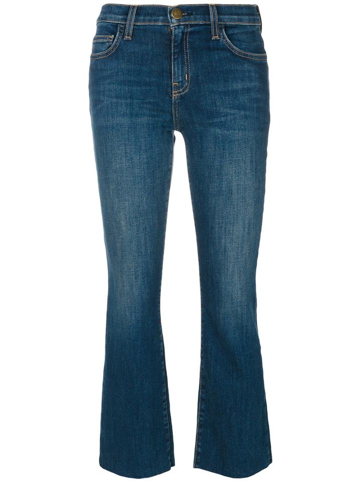 Current/elliott - The Kick Jeans - Women - Cotton/spandex/elastane - 24, Blue, Cotton/spandex/elastane