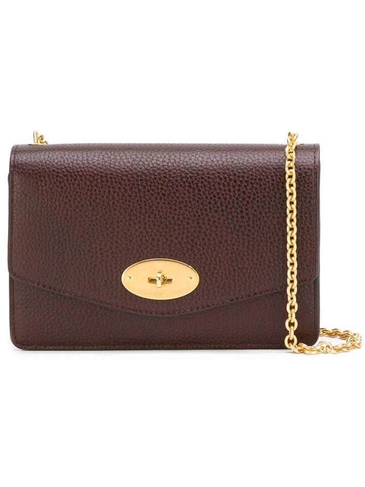 Mulberry Chain Strap Crossbody Bag - Red