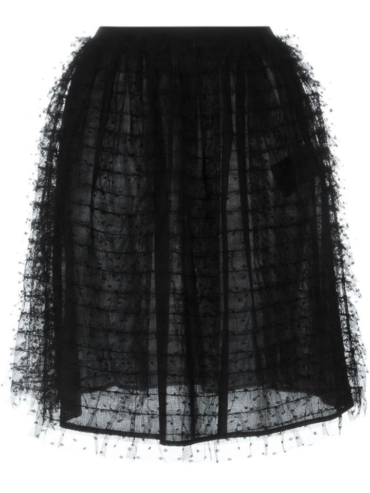 Red Valentino Tulle Rara Skirt