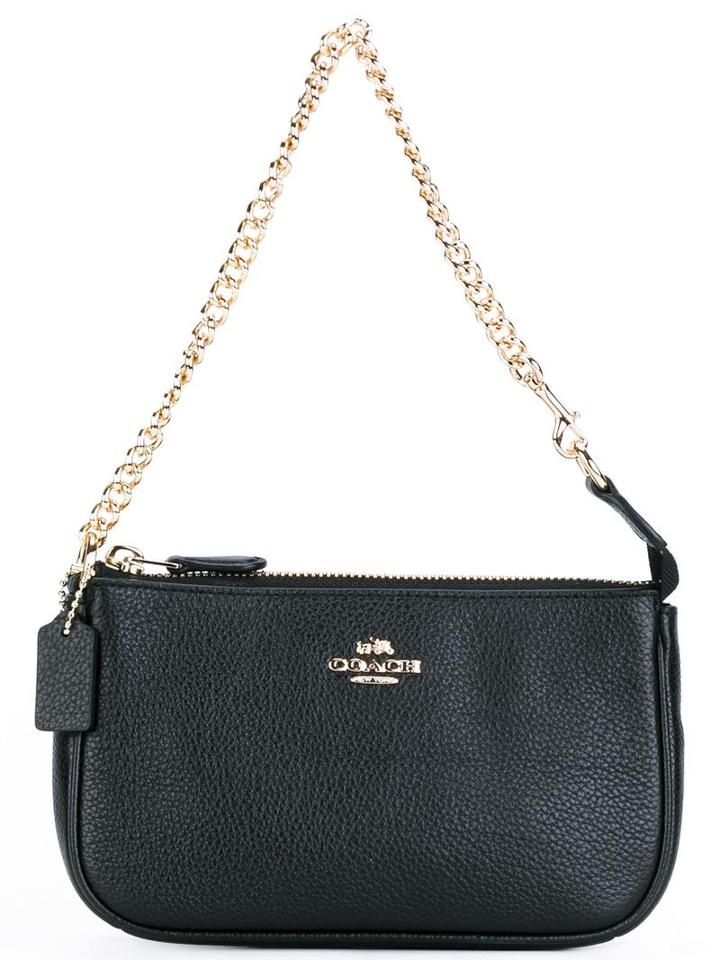 Coach Nolita Clutch, Women's, Black, Calf Leather