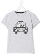 Karl Lagerfeld Kids Karl Taxi Print T-shirt - Grey