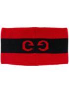 Gucci Gg Logo Headband - Red