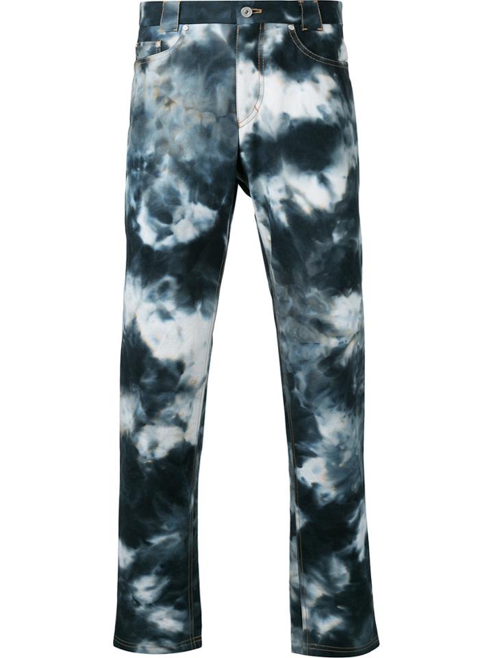Casely-hayford Bleached Slim-fit Jeans - Blue