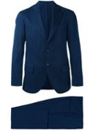Mp Massimo Piombo - Unconstructed Single-breasted Two-piece Suit - Men - Cotton/viscose - 46, Blue, Cotton/viscose