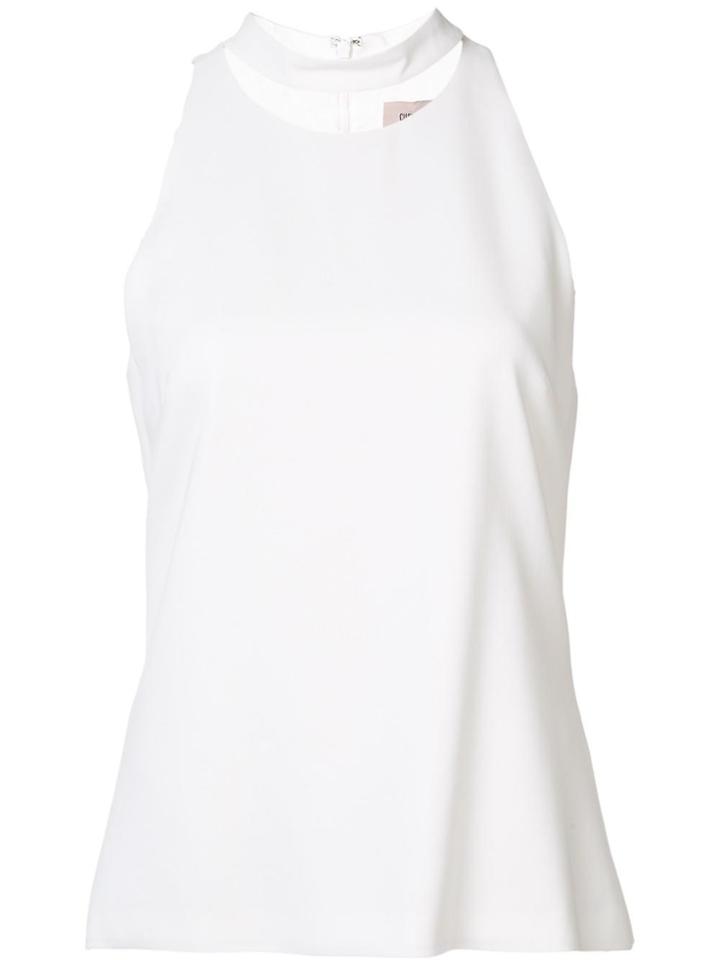 Cushnie Et Ochs Choker Tank Top - White