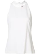 Cushnie Et Ochs Choker Tank Top - White