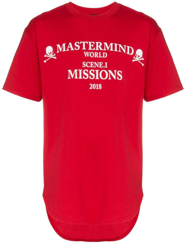 Mastermind Japan Mastermind Missons Long Tee Red