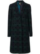 Ps By Paul Smith Tartan Button Up Coat - Green